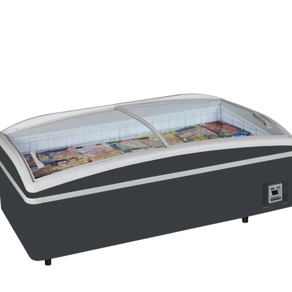 Antraciet supermarktkoeler/-vriezer SHALLOW HEAD A-CF