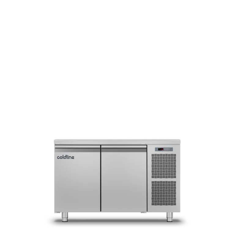 Geventileerde vrieswerkbank 2 deurs GN1/1 MASTER 2P/BT