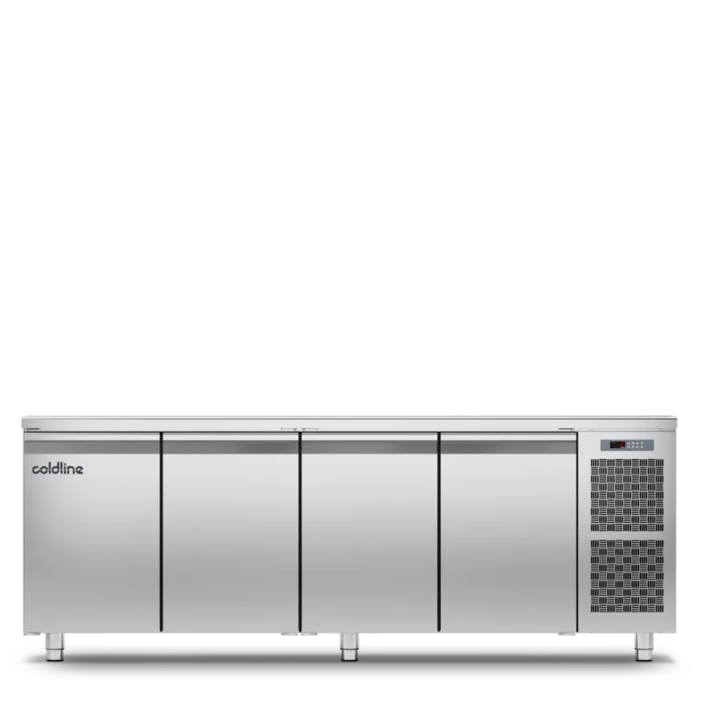 Geventileerde vrieswerkbank 4 deurs GN1/1 MASTER 4P/BT