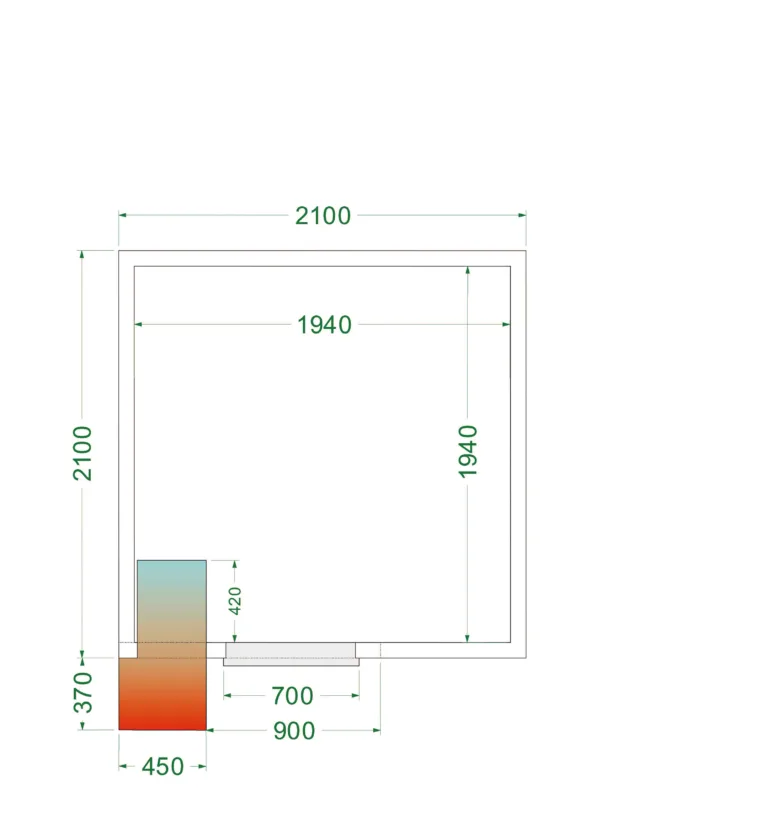 Koelruimte (Compleet met monoblock) CRPF2121