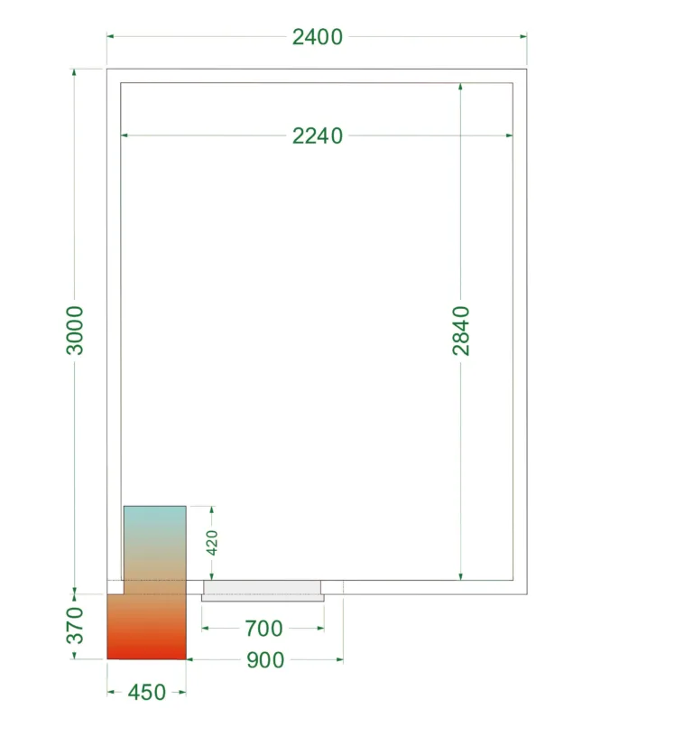 Koelruimte (Compleet met monoblock) CRPF2430