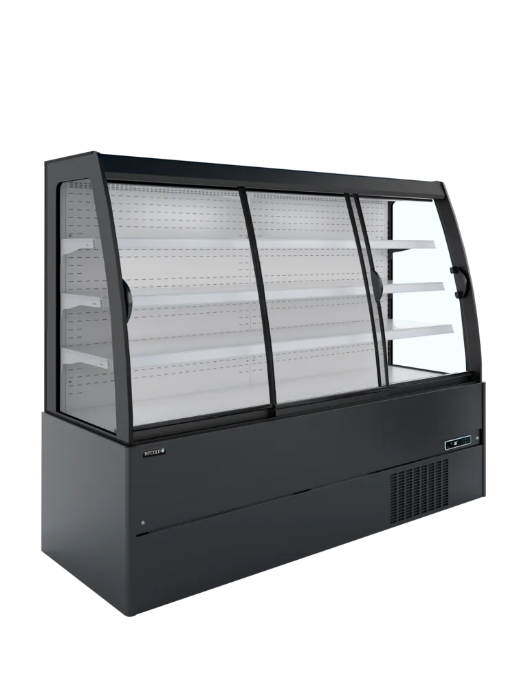 Lage wandkoeler met schuifdeuren MCWB200S Low LED