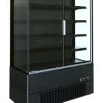 Wandkoeler zwart met glasdeuren MCB200H (ECRON BK)