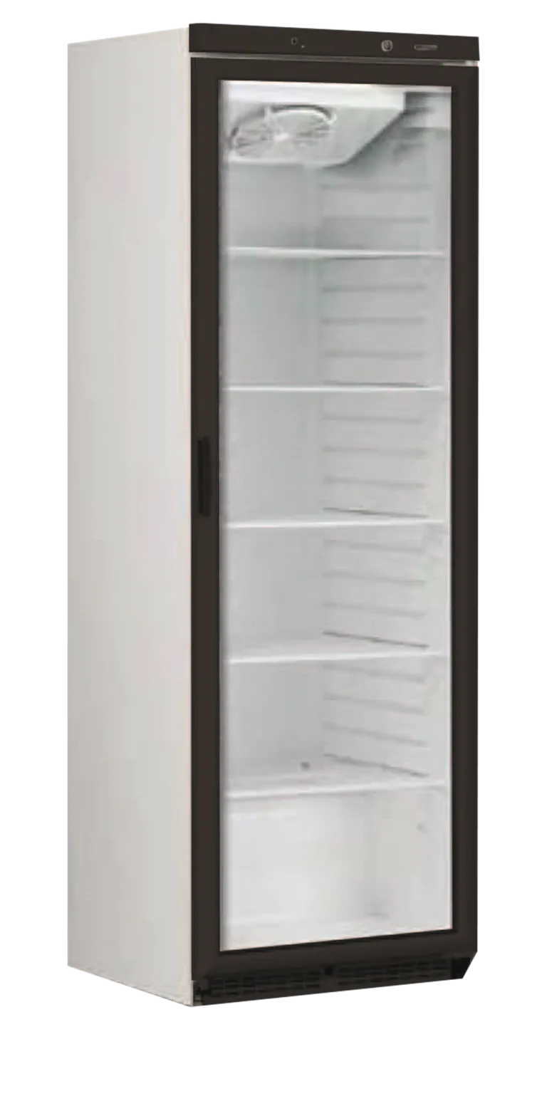 Geventileerde neg. vitrine deurkader zwart DV40ZWART