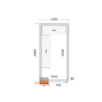 CRPF1224 Shelf Rack System Kit