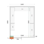 CRPF2430 Shelf Rack System Kit