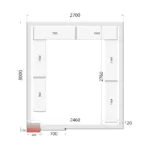 CRNF2730 Shelf Rack System Kit