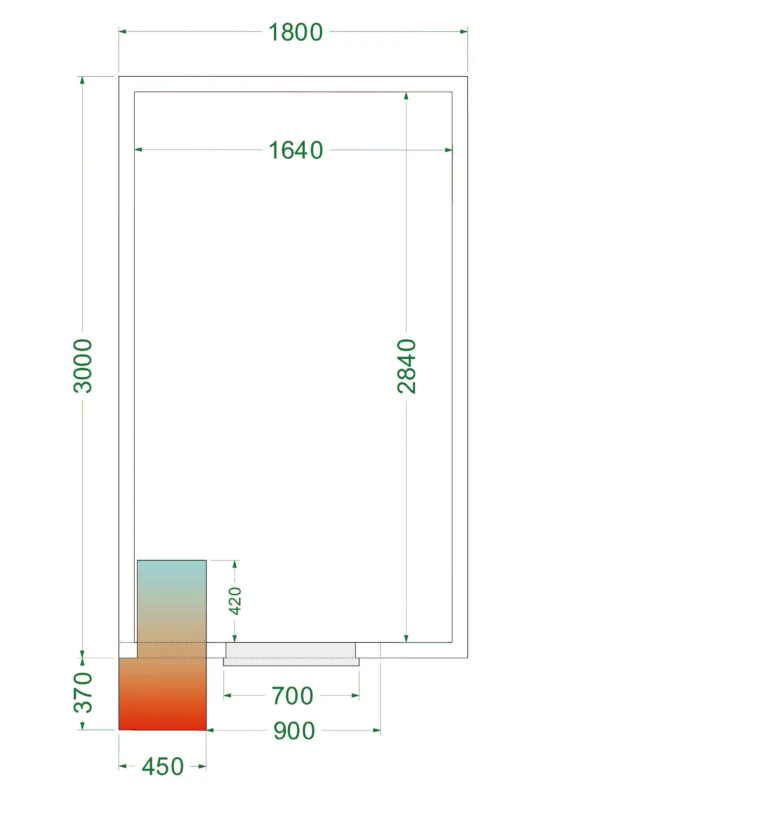 Koelruimte (Compleet met monoblock) CRPF1830