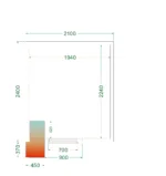 Koelruimte (Compleet met monoblock) CRPF2124