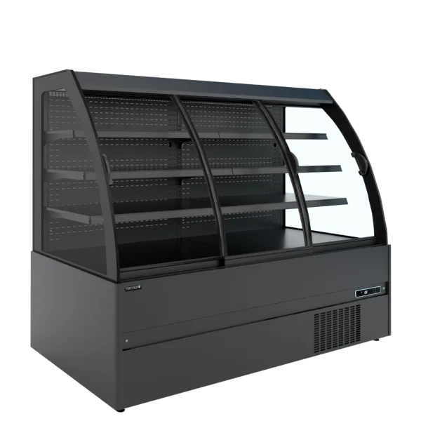 Lage wandkoeler met schuifdeuren MC+B200S Low LED