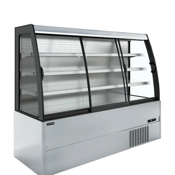Lage wandkoeler met schuifdeuren MCX200S Low LED