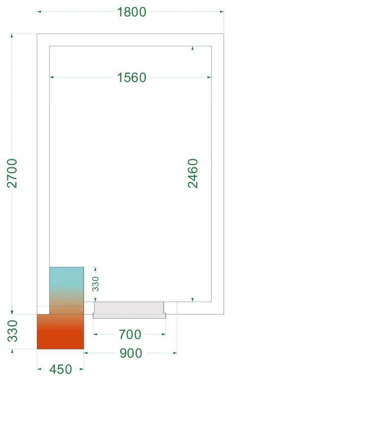 Vriesruimte (Compleet met monoblock) CRNF1827