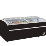 Zwarte supermarktkoeler/-vriezer TWIN 220B-CF