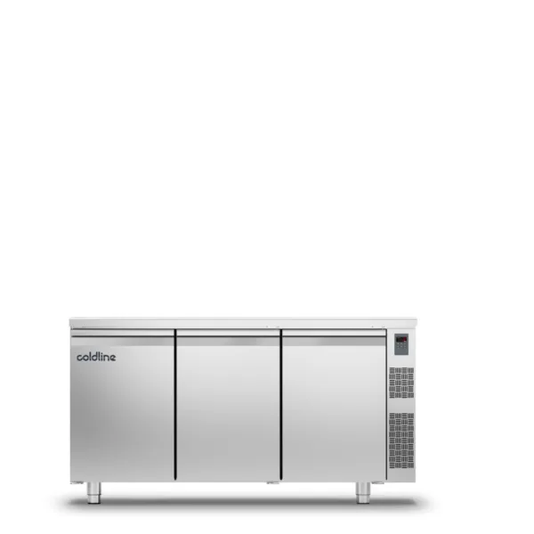 Geventileerde koelwerkbank 3 deurs GN1/1  - zonder koelgroep MASTER 3P/SG