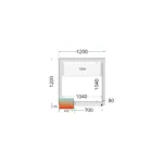 CRPF1212 / CRPF1215 Shelf Rack System Kit