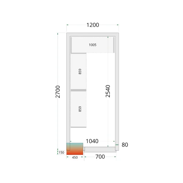 CRPF1227 Shelf Rack System Kit