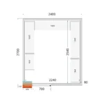 CRPF2427 Shelf Rack System Kit