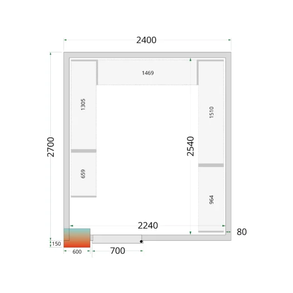 CRPF2427 Shelf Rack System Kit