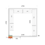 CRPF2727 Shelf Rack System Kit