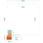Koelruimte (Compleet met monoblock) CRPF3030