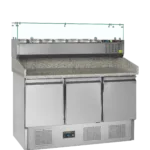 Pizzatafel incl. unit voor toppings PT1365 + GVC33-140