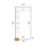 CRPF1530 Shelf Rack System Kit