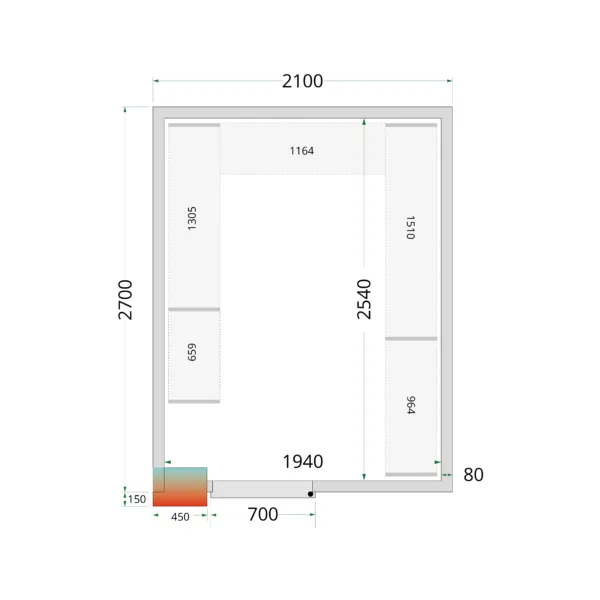 CRPF2127 Shelf Rack System Kit