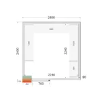 CRPF2424 Shelf Rack System Kit