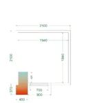 Koelruimte (Compleet met monoblock) CRPF2121