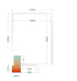 Koelruimte (Compleet met monoblock) CRPF2127